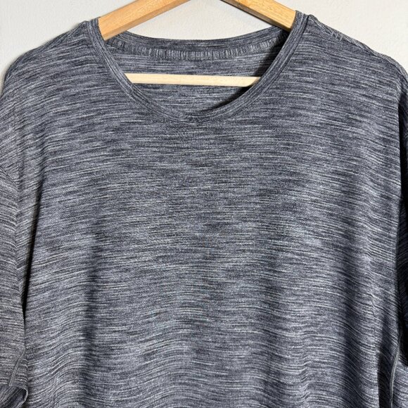 Lululemon Fresh Move Short Sleeve Tee T-Shirt Men's XXL* Gray Active Workout Gym - Picture 6 of 11